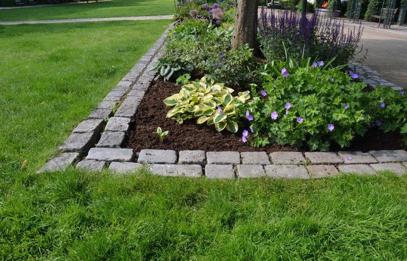 Stone Edging in Spring